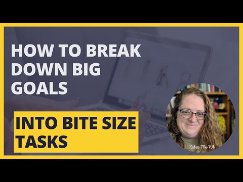 Breaking Down Big Goals into Smaller Ones | Vibepedia