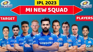 IPL 2023 - Mumbai Indians Full Squad | Mumbai Indians Team 2023 | MI Probable Squad For IPL 2023 |