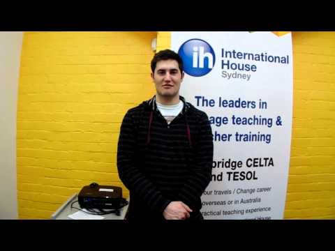 International House Sydney-Student Testimonial 2014 -- CELTA