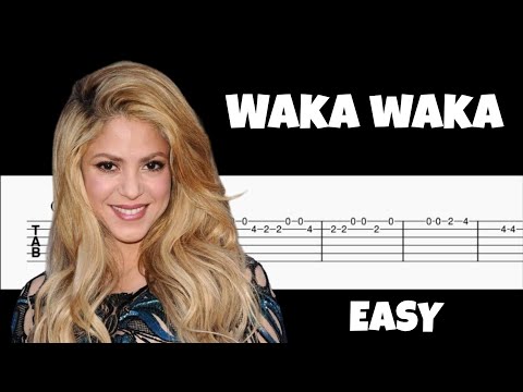 Shakira - Waka Waka easy guitar tutorial