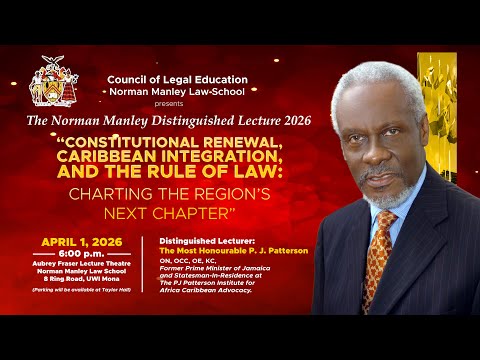 Thumbnail for The Norman Manley Distinguished Lecture 2026