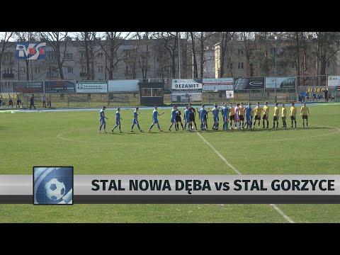 STAL NOWA DĘBA - STAL GORZYCE  0:0 - FRAGMENTY MECZU I KOMENTARZE TRENERÓW