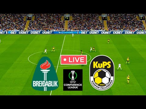 [LIVE] Breidablik vs Kups • UEFA Conference League 2025/26 | Vidio Game PES 21