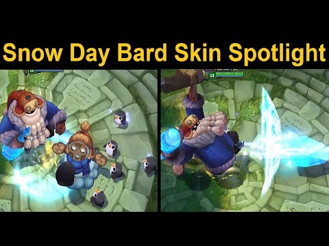 Snow Day Bard Skin Spotlight - Black Mage Christmas..?