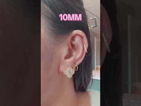 Hoop Sizes for Helix Ear Piercing