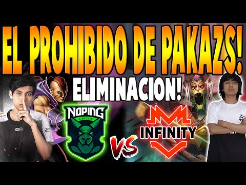 NO PING vs INFINITY [BO3] - ELIMINACIÓN! "Pakazs vs Berna" - MOBIUS MAESTROS DOTA 2