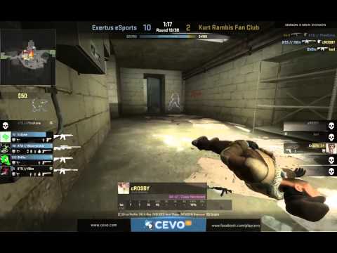 CEVO-Main CS:GO Season 3 Playoffs Round of 4: Exertus vs. Kurt Rambis Fan Club on de_nuke