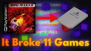 Speedrunners Turned RPG Maker Into A PS1 Memory Card Editor