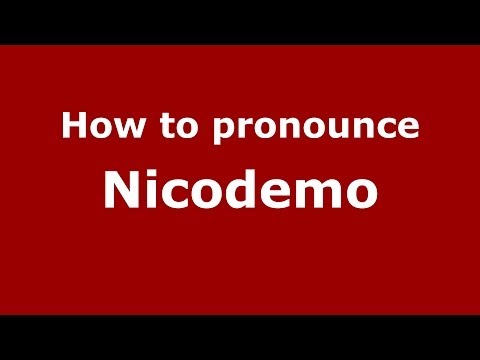 How to pronounce Nicodemo (Italian/Italy) - PronounceNames.com