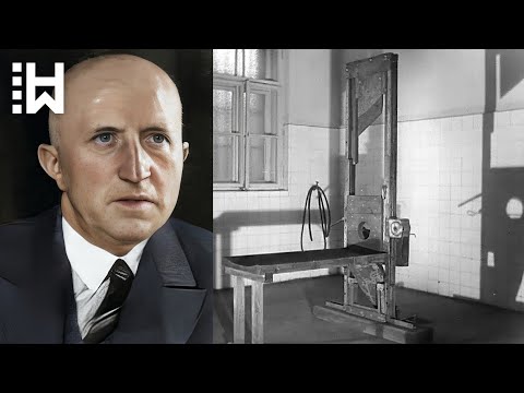 Guillotine execution of Nazi doctor who killed 70,000 people & then called them "ballast"