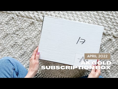 AK Gold Subscription Box Unboxing April 2022