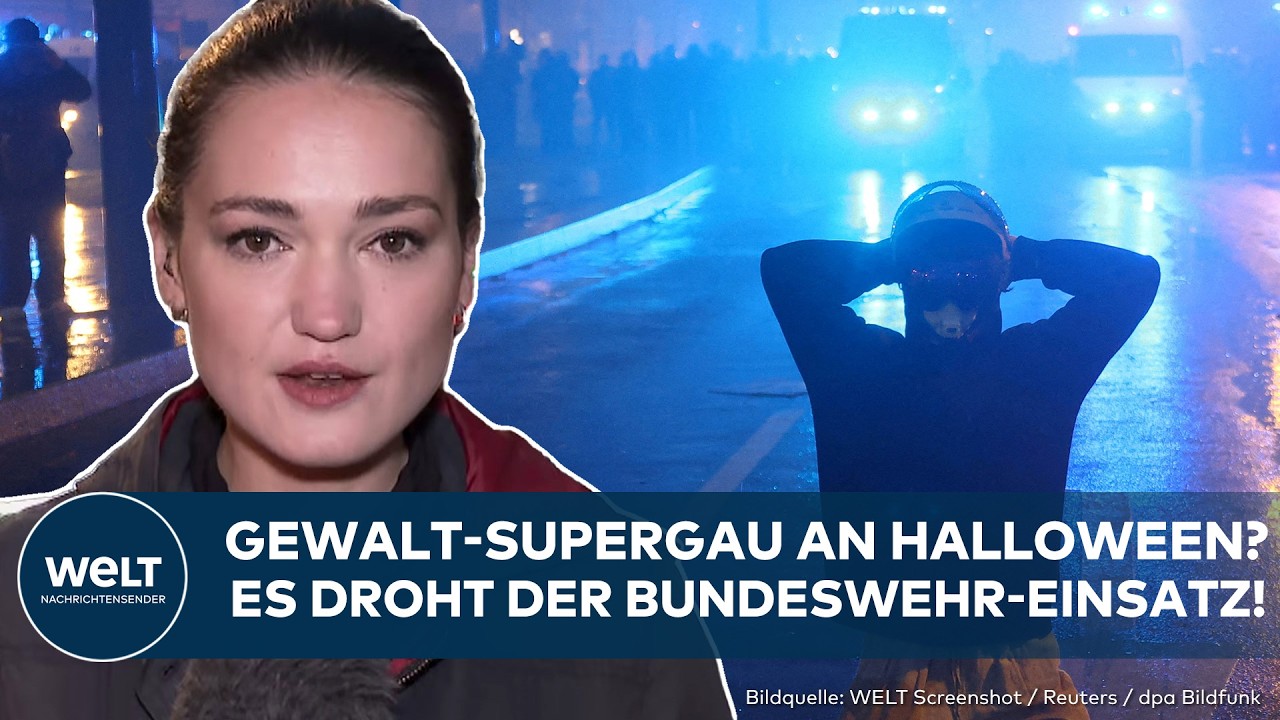 DEUTSCHLAND: Donnerschlag! Bundeswehr gegen Krawalle? Debatte über Einsatz von Soldaten an Halloween
