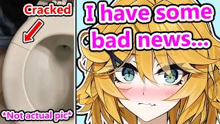 Doki was so THICC IRL that she broke the toilet seat