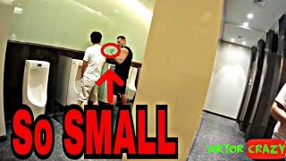 MAKING PEOPLE UNCOMFORTABLE IN TOILET !! PISSING PRANK !!