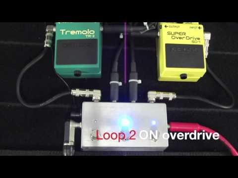 Looper 2 Channel pedal with Master Bypass