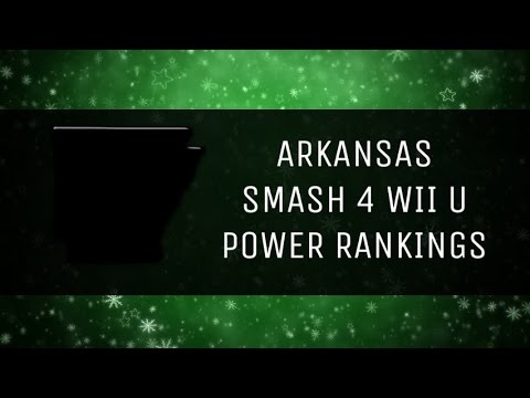 Arkansas Smash 4 Wii U Power Rankings December 2016