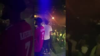 Nickelus F performing Hands live at Strange Matter