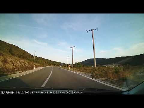 DRIVE #1668: Studenci-Medovdolac-Dobrinče (Croatia) (timelapse 4x) *Read Description*