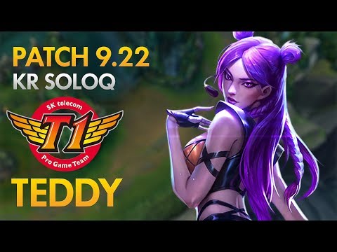 SKT T1 Teddy - Kai'Sa Bot Lane - KDA 22/2/12