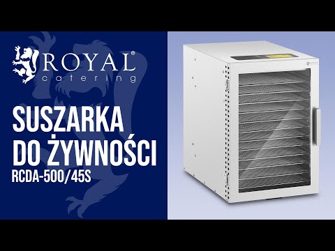 Video - Suszarka do żywności - 800 W - 12 rusztów