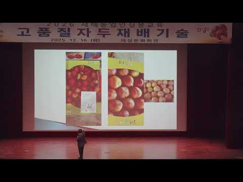 2026 고품질 자두 재배기술