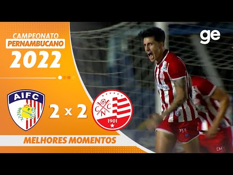 Gols e lances de Afogados x Náutico