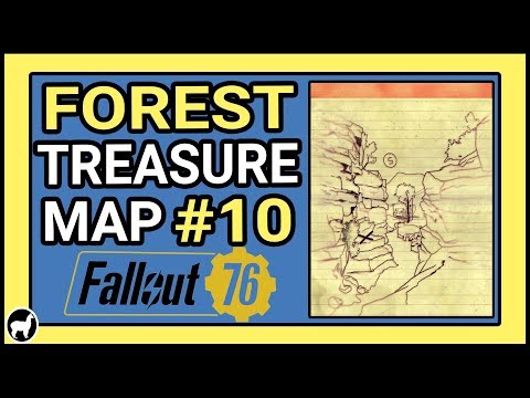 How to Solve Forest Treasure Map #10 Location Guide | Fallout 76 Treasure Maps | Forest 10