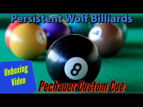 Persistent Wolf Billiards Presents -Unboxing my new Pechauer Cue