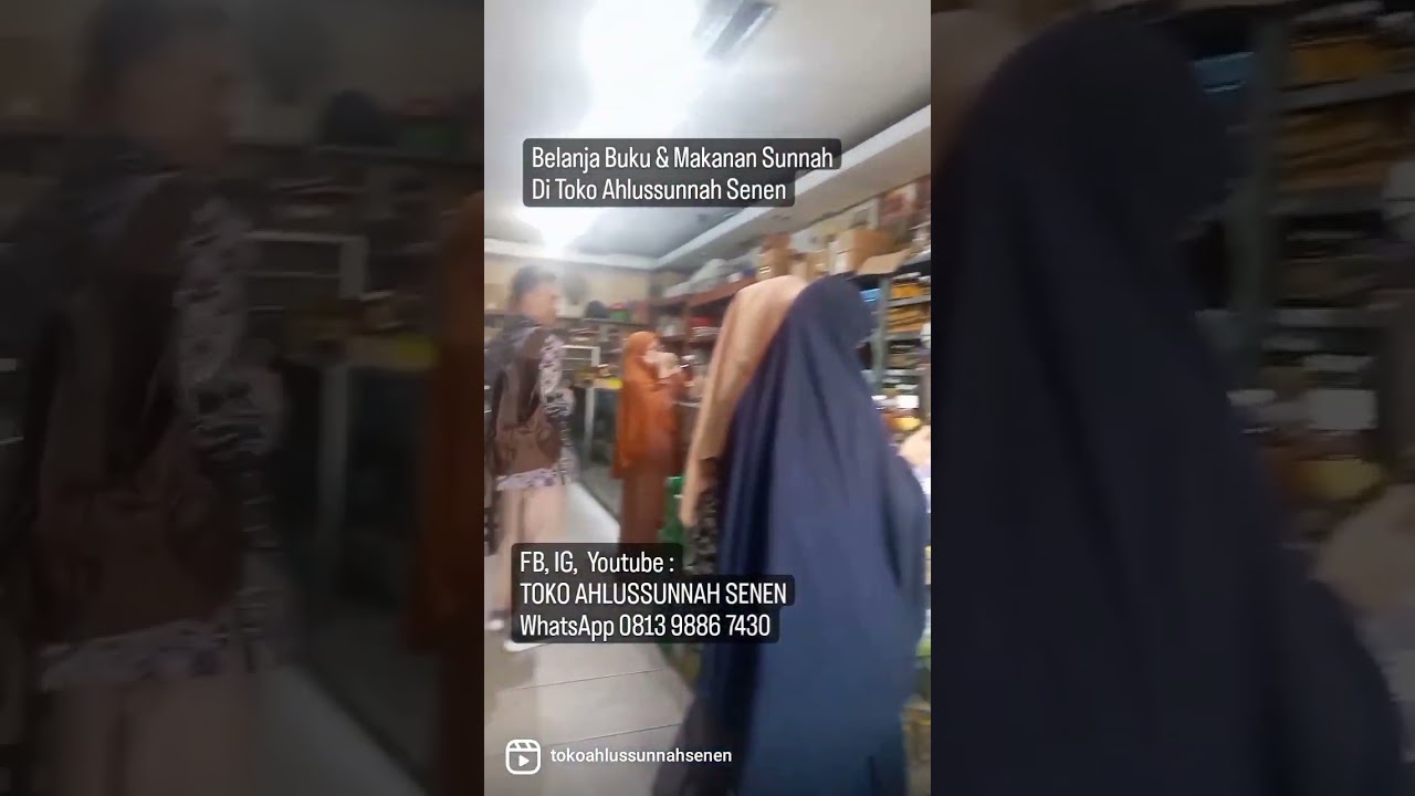 Belanja Buku Sunnah Di Toko Ahlussunnah Senen #salafi #yufidstore #bukuislam #tokoherbal