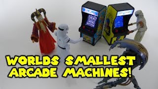 Tiny Arcade - World's Smallest Arcade Machines! Unboxing And Play Ms. Pac-Man
