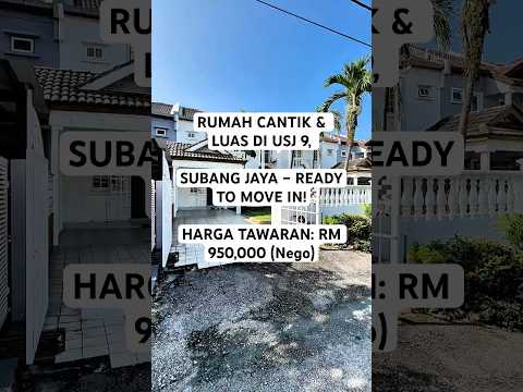 RENOVATED & FRESHLY PAINTED, Double Storey USJ 9 Subang Jaya . video