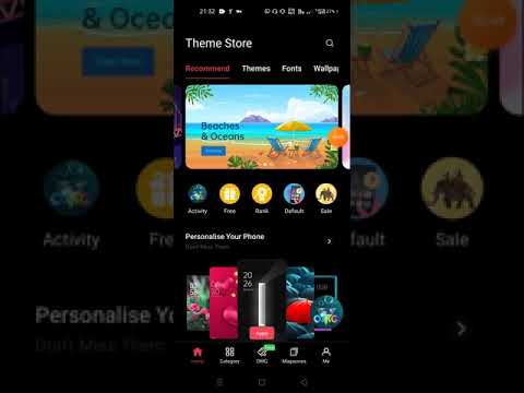 How to Change Theme in oppo reno 6 pro  me Theme Kaise set Kare best theme 2021