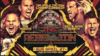 TNA Rebellion Jeff &amp; Matt Hardy in Los Angeles!