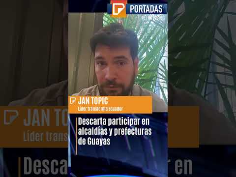 Topic descarta participar en alcaldías y prefecturas de Guayas