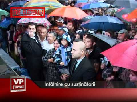 Întâlnire cu susţinătorii