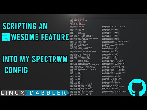 Adding an Awesome style Hotkey Popup Window to SpectrWM
