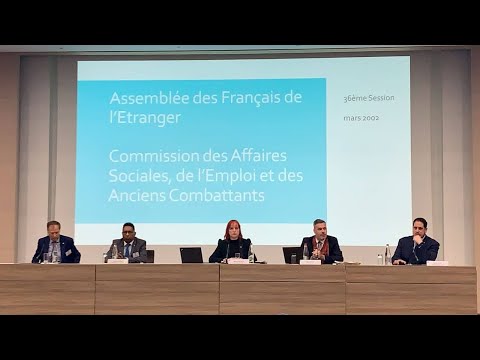 , title : 'Assemblée des Français de l'étranger - Com Affaires Sociales, Emploi, Anciens Combattants -Mars 2022'