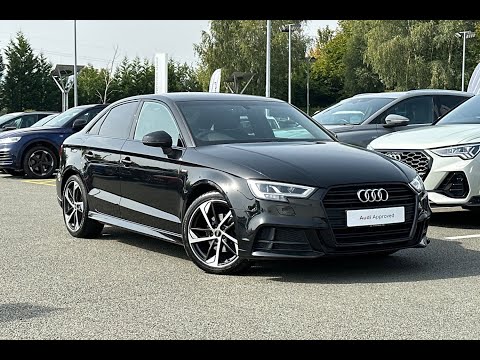 2019 Approved Used Audi A3 Saloon Black Edition 30 TDI S Tronic | Stoke Audi