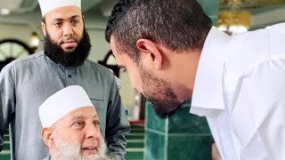 صورة رأي الشيخ الحويني حول ظاهرة التدافع لتقبيل المشايخ