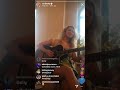 Tori Kelly singing Change Your Mind on Instagram Live