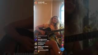 Tori Kelly singing Change Your Mind on Instagram Live