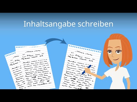 Inhaltsangabe schreiben | einfach erklärt