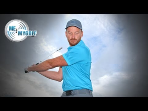 Part of a video titled IS YOUR GOLF SWING TOO FLAT? - YouTube
