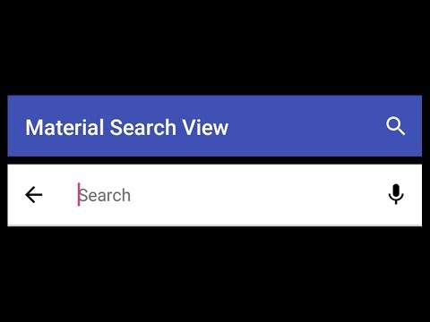 MaterialDesign SearchView Toolbar (Gmail like toolbar)