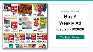 Big Y Weekly Ad (8/20/26 - 8/26/26) Top Deals