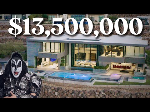 Touring Gene Simmons' LAS VEGAS MANSION with Life Size Alien?! 🤔