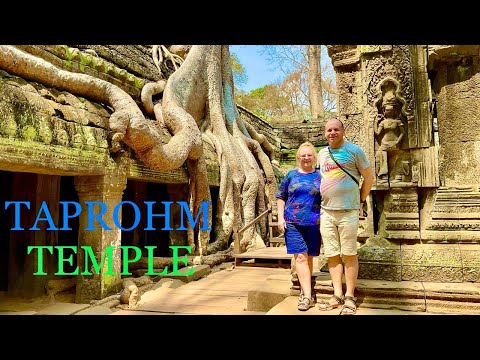 Viajando para o Templo Taprohm com Nick e Katie de Toronto, Canadá Por guia turístico local RA