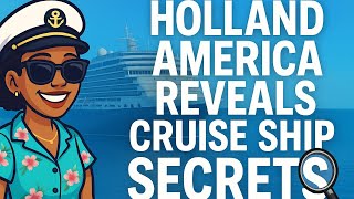 Holland America Reveals Cruise Ship Secrets 🚢🔍