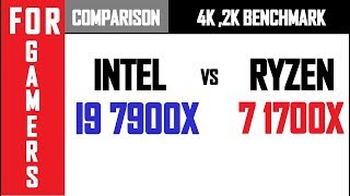INTEL I9 7900X VS RYZEN 7 1700X | COMPARISON |