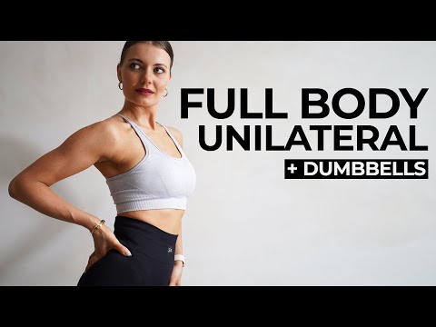 40 MIN FULL BODY DUMBBELL STRENGTH WORKOUT- No Repeats thumnail